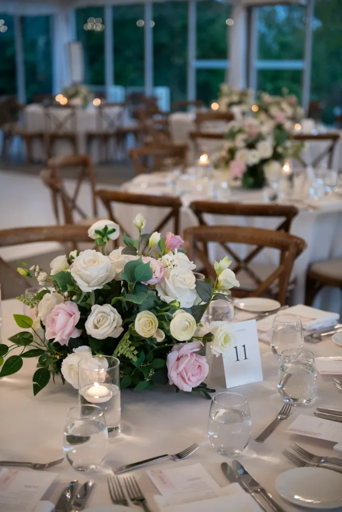 table decor . One of many beautiful moments from a wedding at Harding Waterfront Estate in Oakville, by Pixelesque Photography - Hamilton Wedding Photographer.