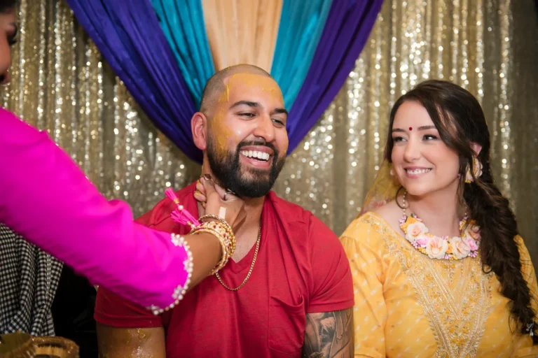 Indian Wedding Jaago ritual photographed in Burlington By Pixelesque Photography - Hamilton Indian Wedding Photographer