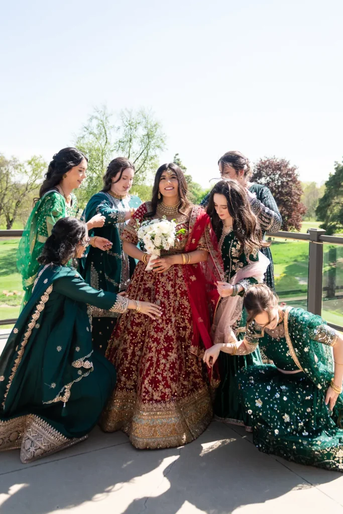 dundas valley golf curling club wedding photography indian lehenga 10