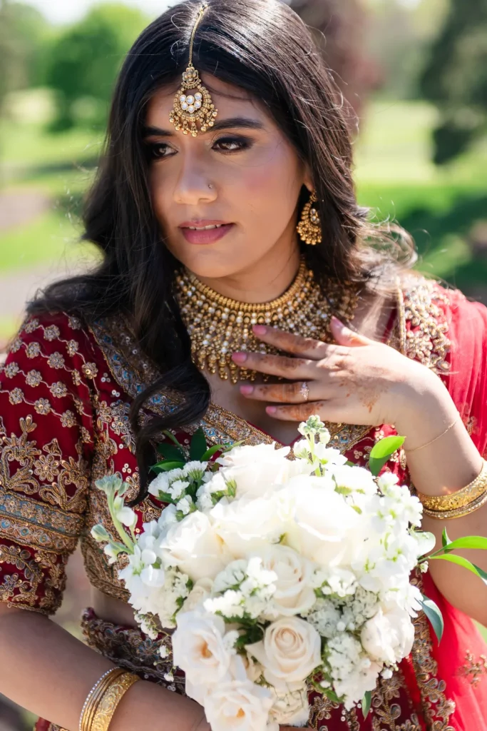 dundas valley golf curling club wedding photography indian lehenga 13
