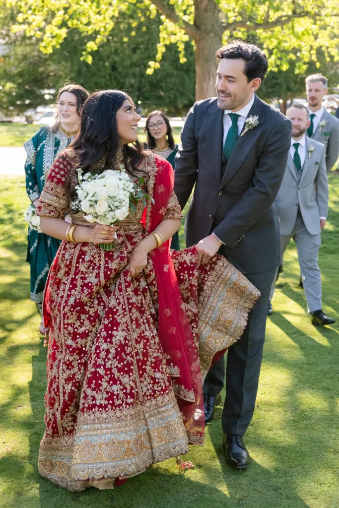 dundas valley golf curling club wedding photography indian lehenga 23