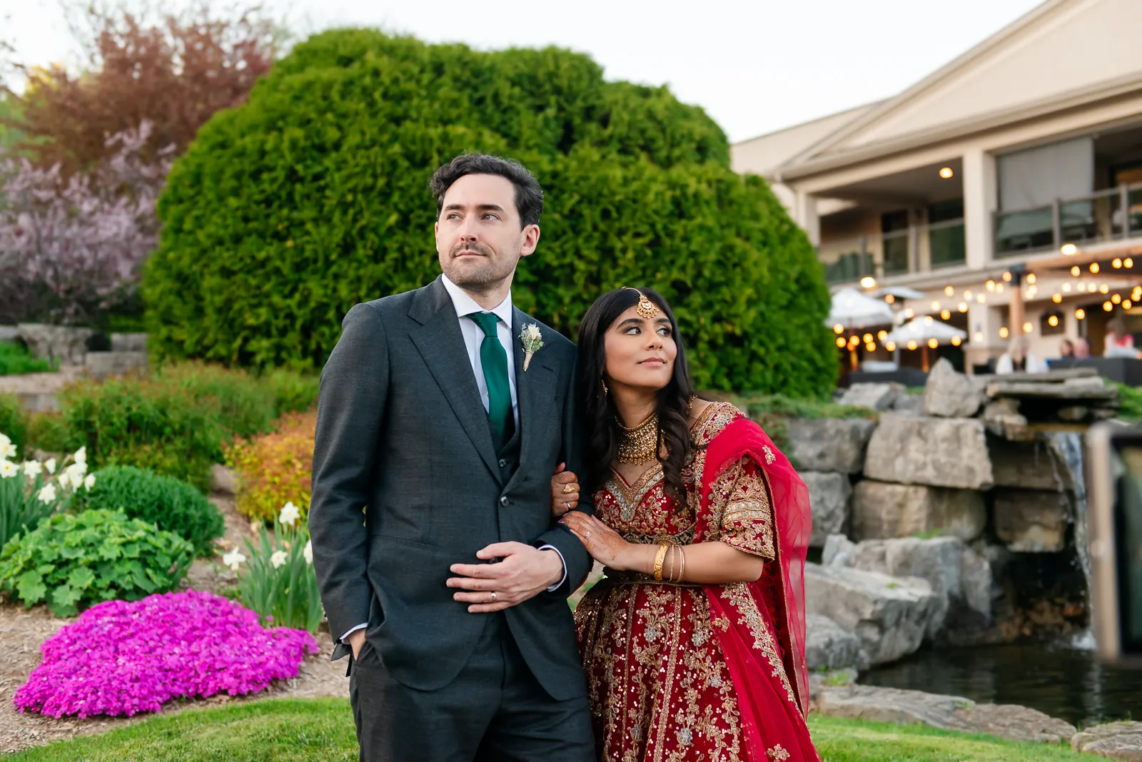 dundas valley golf curling club wedding photography indian lehenga 47