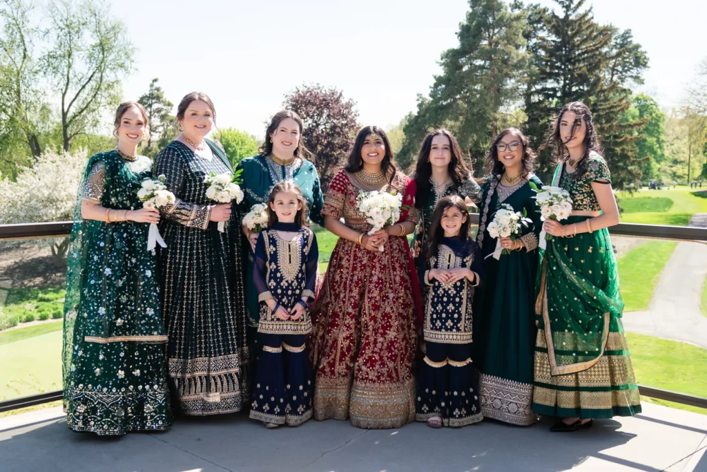 dundas valley golf curling club wedding photography indian lehenga 9