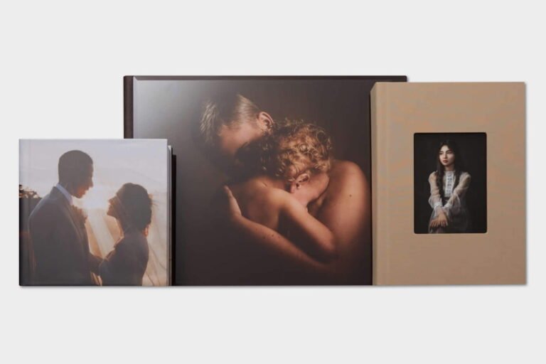 Home 50 Fine art photo books printed for weddings, portraits, and family portraits