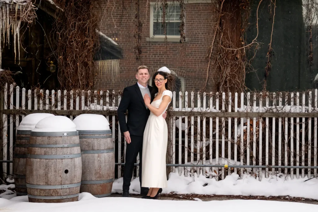 niagara on the lake pillar post wedding 3Feb2026 209 - An Intimate Winter Elopement at Pillar and Post | Andrea & Russell - Hamilton Wedding Photographer