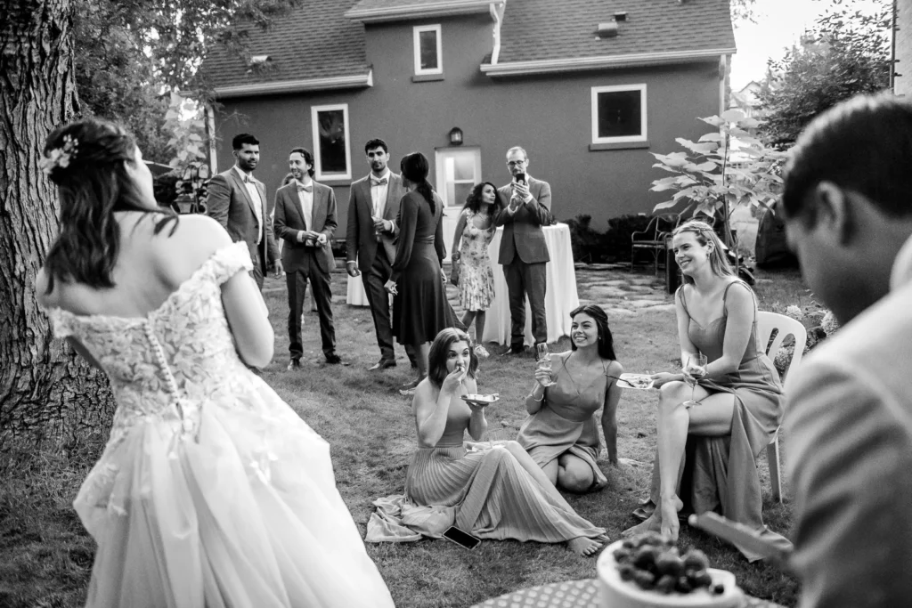 elopement microwedding burlington backyard 11 - Elopement & Micro Wedding Photography in Ontario - Hamilton Wedding Photographer